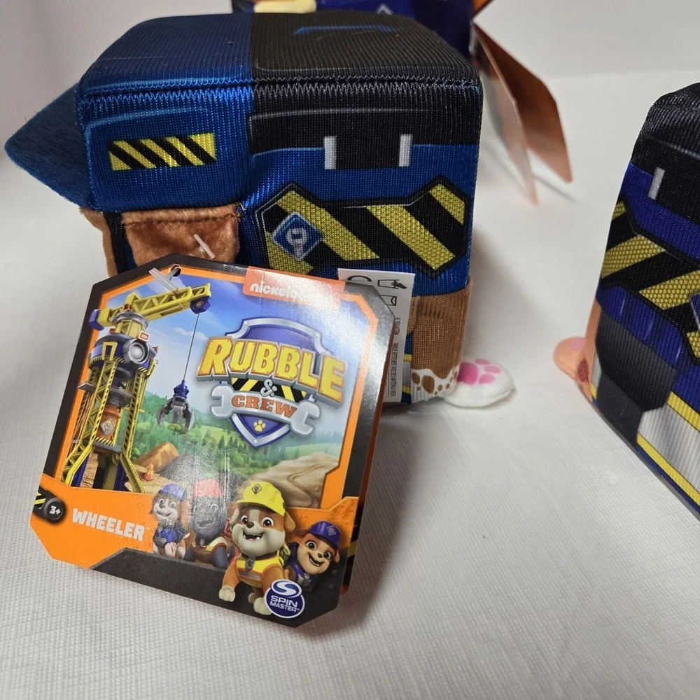 Paw Patrol Stackable Pups Blocks Lot Of 7 Blocks Spinmaster Rubble Mix